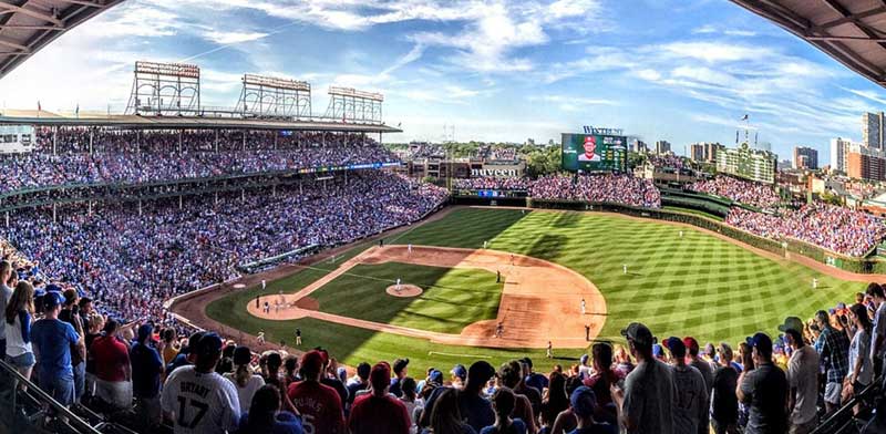 MLB All-Star Game View from seats inside Wrigley Field