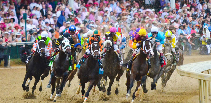 Kentucky Derby The start of the Kentucky Derby at Churchill Downs