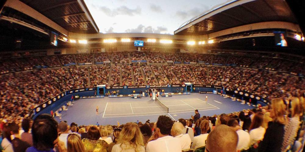 Australian Open Inside Rod Laver Arena site of the Australian Open