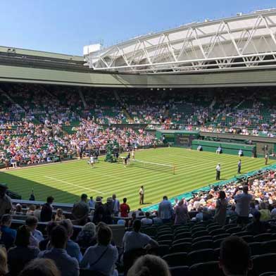 Wimbledon Inside Centre Court at Wimbledon