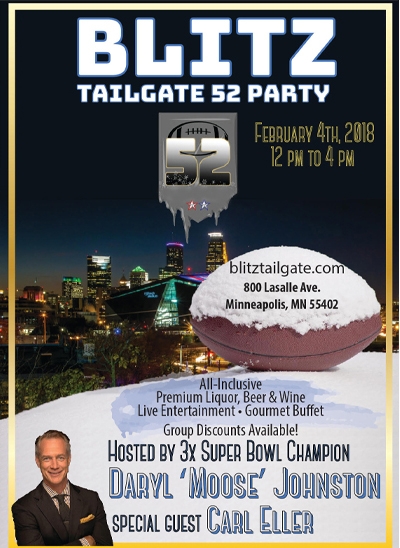 The Blitz Tailgate 52 - Minneapolis Super Bowl 52 Tailgate 