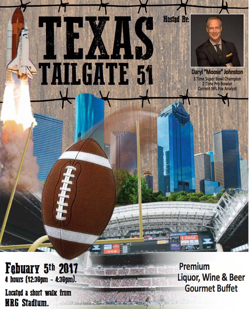 Texas Tailgate 51 - Houston Super Bowl 51 Tailgate Party